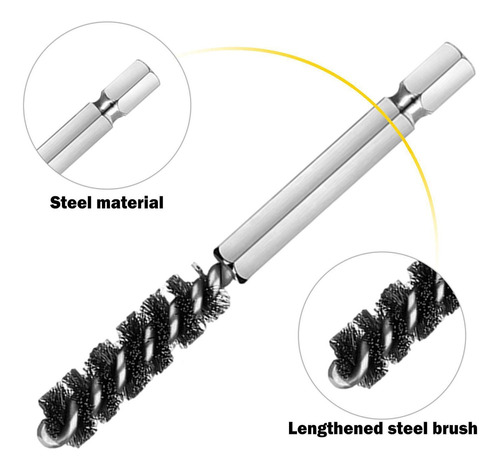 L Cepillo De Cabeza Hosel De Acero Inoxidable For Palos De