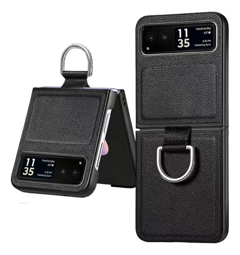 Litchi Pattern Phone Case Para Motorola Razr40 Ultra