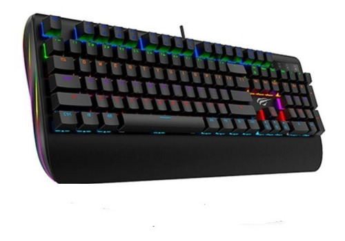 Teclado Gamer Mecanico C/ Cable. Retroiluminación Rgb Kb464l