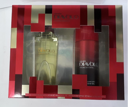 Perfume Diavolo X 100 Ml Estuche Original.