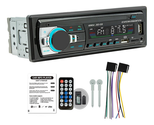 Autoestereo Mp3 Jsd-530 Usb Bluetooth 1 Din Aux Radio Fm