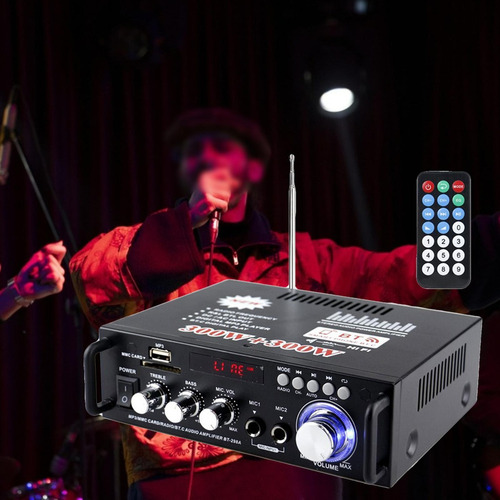 Mini Amplificador De Potencia De Audio Bluetooth De 600 W,