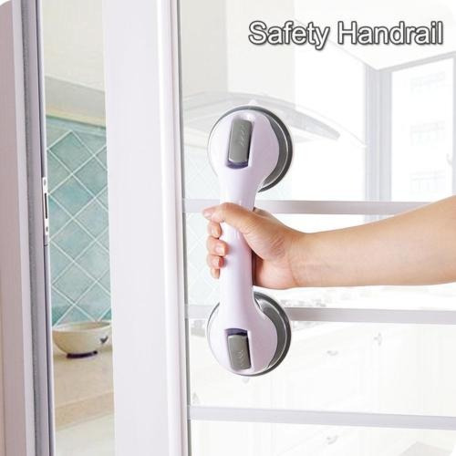 Imagen 4 de 5 de No Slip Succión Grip Manija Baño Ducha Mano Carril Barra De