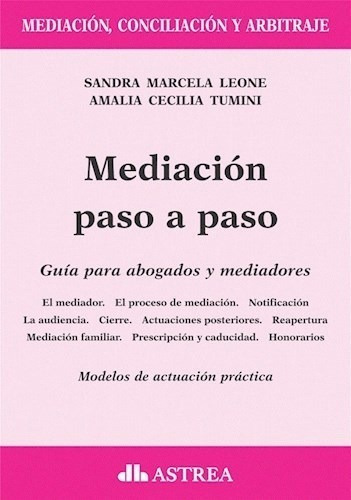 Libro Mediacion Paso A Paso De Sandra Leone