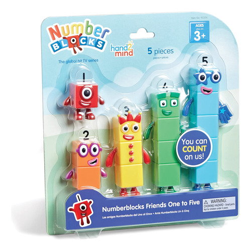 Figuras De Juguete Hand2mind Numberblocks Friends 1 A 5 Para