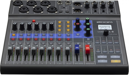 Imagen 3 de 4 de Zoom Livetrak L-8 Mixer Consola Digital Graba Multip Cuotas