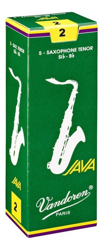 Saxofón tenor Vandoren Java n.º 2 de lengüeta