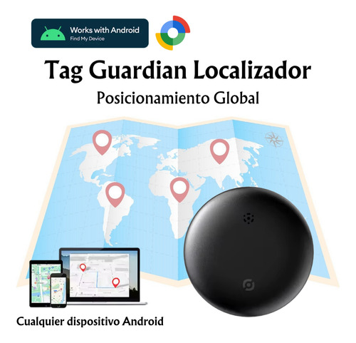 Pack Localizador Rastreador Gps Tag Guardian Android Google Blanco X4