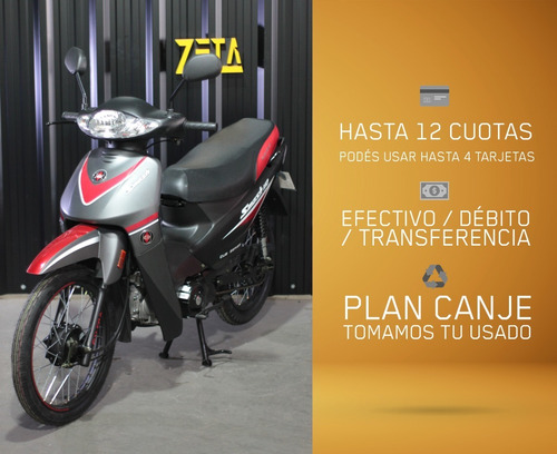 Imagen 12 de 17 de Moto 110 Tipo Scooter Gilera Smash Base 0km Cub