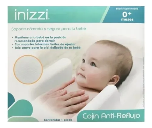 Cojin Antirreflujo Ergonómico Colchón Almohada Bebé Cuna Soporte