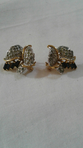 Zarcillos Elegantes Con Brillantes. Usados (Usado)
