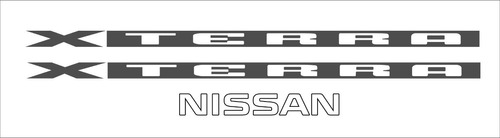 Kit Adesivos Faixa Lateral Nissan Xterra Rack Ca12733