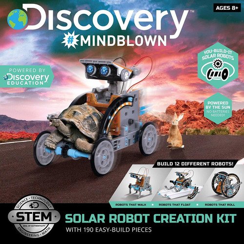 Discovery Kids Mindblown Stem - Robot Solar Para Crear 190 P