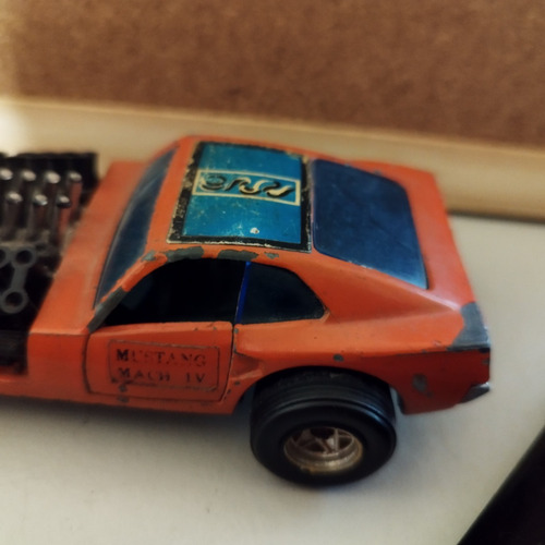 Carro De Juguete Vintage Politoys M27 Mustang Mach Iv 70s