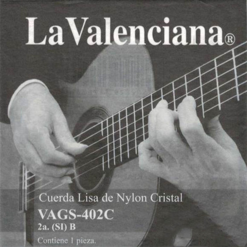 12 Cuerdas La Valenciana 2a Para Guitarra Clásica Nylon 402c