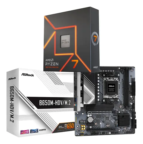 comprar Kit Amd Ryzen 7 8700g  + Asrock  B650m H M.2+ Ddr5