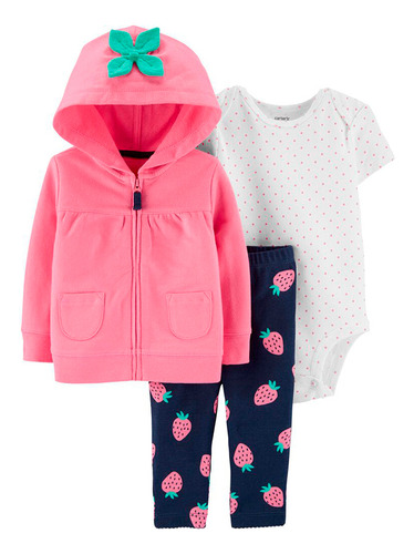 Set 3 Pc Campera Body Mc Pantalon Bebe  