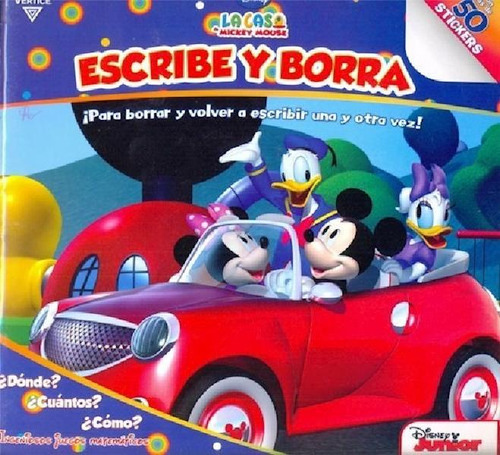 Libro - Escribe Y Borra (disney La Casa De Mickey Mouse) (c