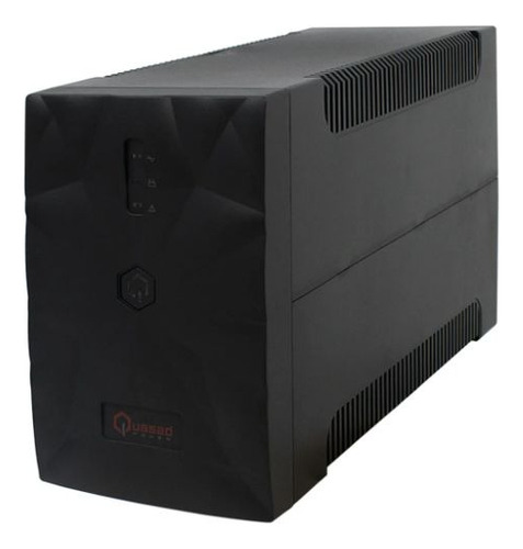 Ups Regulador Quasad 1500va 900w 10 Tomas Qups-1015c Negro