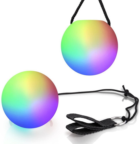 Imagen 5 de 5 de Bolas Poi Led Flashingblinkylights, Multicolores, Pack De 2