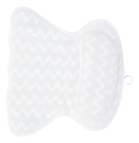 Almohada De Baño Para Bañera, 6 Ventosas, Ergonómica Y Antid
