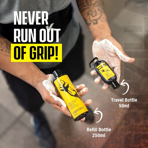 Gripzilla Kit Tiza Líquida En Polvo 250g Para Deporte Mmg