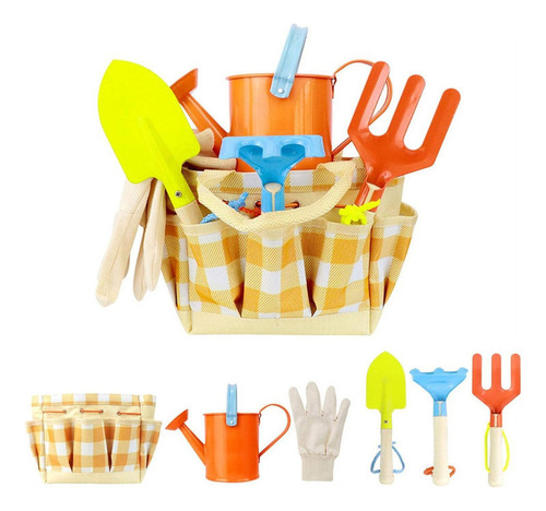 Juego De Herramientas De Jardinería Para Niños, Todo En Uno