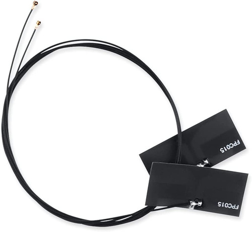Imagen 2 de 8 de Dos Antenas Wifi Ax210 Intel Mhf4 Ipex 2.4ghz 5ghz 5.8g Ngff