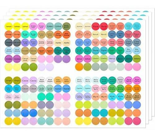 Contenedor Rellenable - 1920 Stickers 10 Sheets Essential Oi