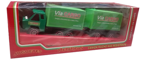 Camion Metal Transporte Grande Verde (5599)