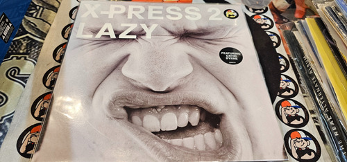 X Press 2 David Byrne Lazy Vinilo Maxi Uk Muy Bueno 2002