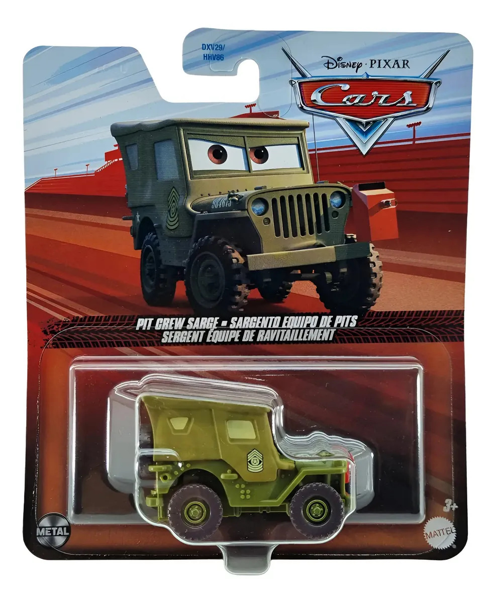 Mattel Disney Pixar Cars Pit Crew Sarge Sargento Jdl75 Jdl75