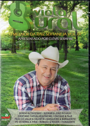 Dvd Viola Rural Vol1 Sereno Tiãozinho Peão Do Vale Lacrado