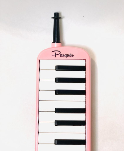 Imagen 8 de 9 de Flauta Melodica 32 Notas Rosa Incluye Funda Y Manguera
