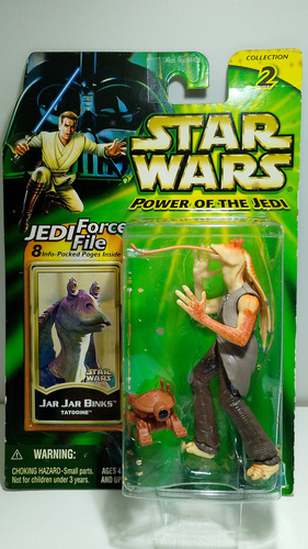 Star Wars Jar Jar Binks 10cm Hasbro Power Of The Jedi Coll2 (Usado)