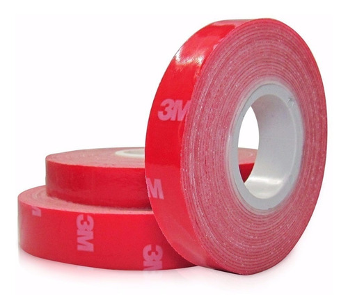 Imagem 1 de 2 de Rolo De Fita Dupla Face 3m 1 Metro X 11mm Unidade