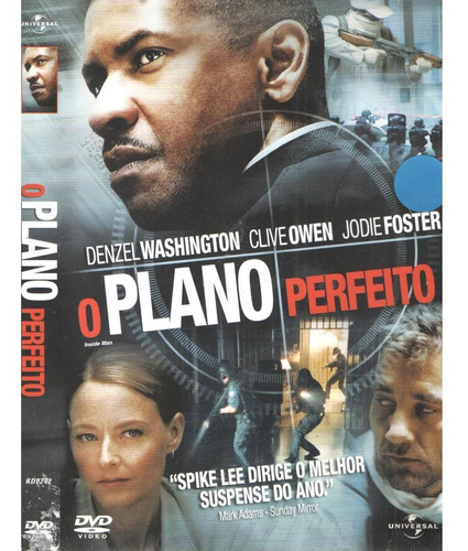 Dvd O Plano Perfeito Com Denzel Washington