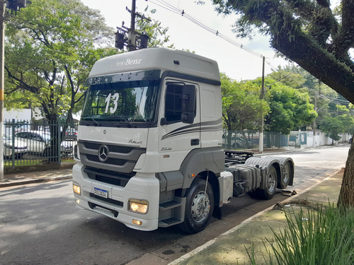 Mb 2536 Axor 2013 6x2 Automático Teto Alto Único Dono Novo