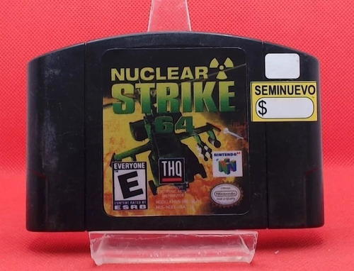 Nuclear Strike 64 Etiqueta Reimpresa _ Shoryuken Games