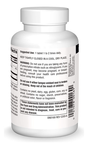 Source Naturals N-acetyl Cysteine, 1000mg, 60 Tabs | N-aceti