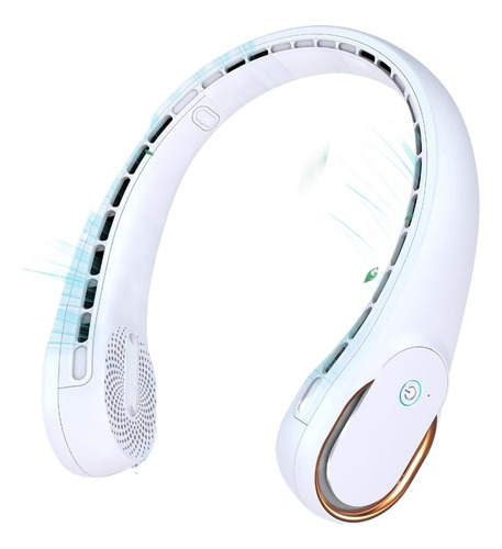 Ventiladores De Cuello Portátil Recargable, Salida De Aire
