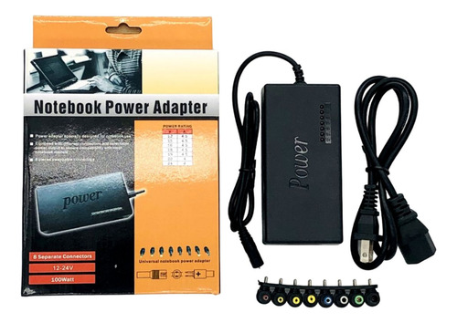 Cargador Universal Notebook Dc9 15v/ac 110-240v