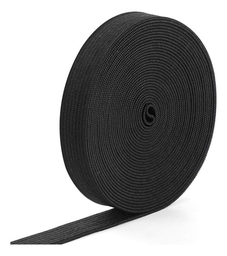Bobina Elástica De Punto Elástico De 4,5 M (negro, 4,...