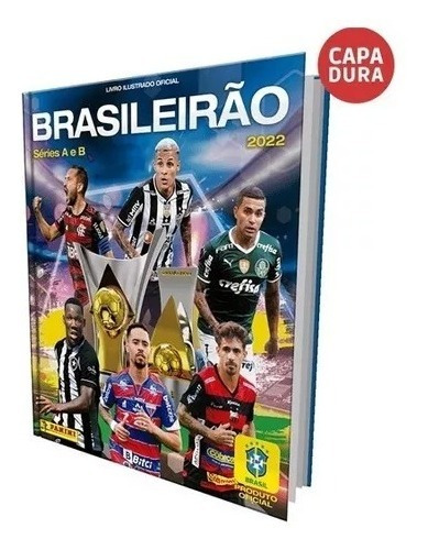 Álbum Capa Dura Campeonato Brasileirao 2022 500 Figurinhas