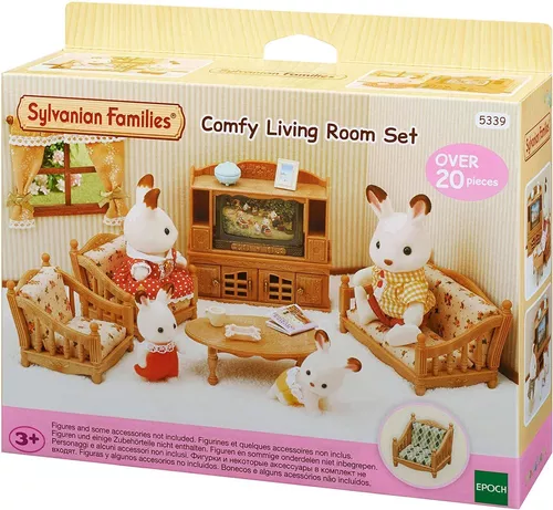 Sylvanian Families Parque De Juegos Molino Tobogan Gato Bebé — Atrix