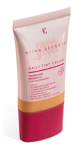 Base Líquida Cor 35 Daily Tint Cream Niina Secrets 25ml