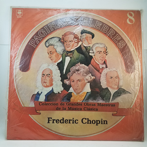 Chopin - Colección Paginas Celebres Musica Clasica Vinilo Ex
