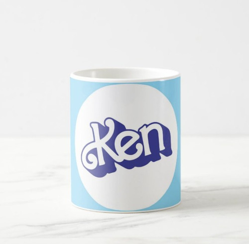 Caneca Porcelana Personalizada Barbie 8 Ken