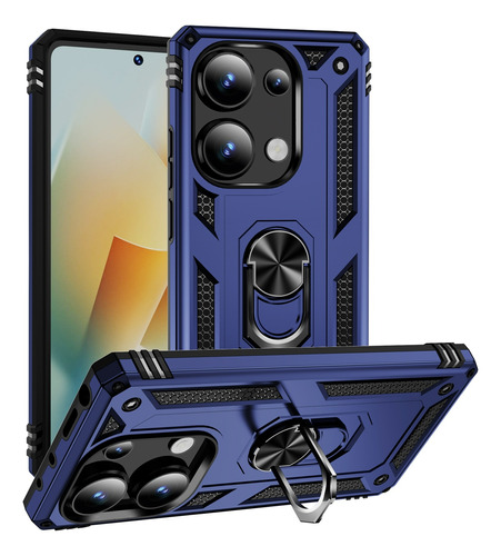 Funda Reforzada Anillo Compatible Con Xiaomi Poco M6 Pro 4g