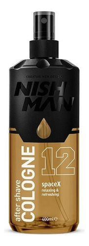 Nishman - Colonia After Shave N°12 Space X 400 Ml Momento de aplicación Día/Noche Tipo de piel Todo tipo de piel